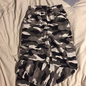 Camo cargo pants